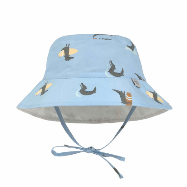 Chapeau Bucket anti-UV réversible Crocodile