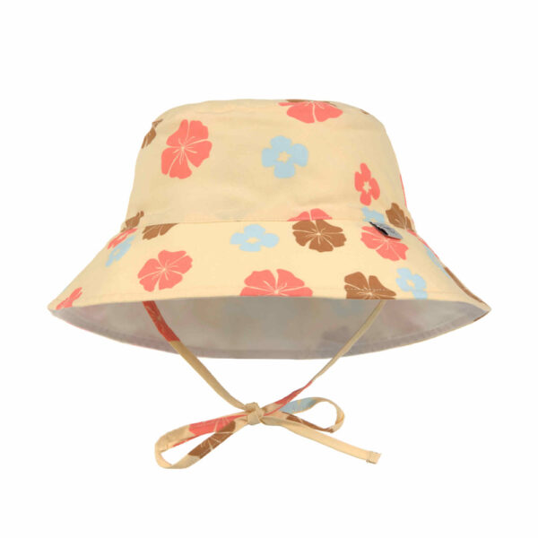 Chapeau Bucket anti-UV réversible Flowers