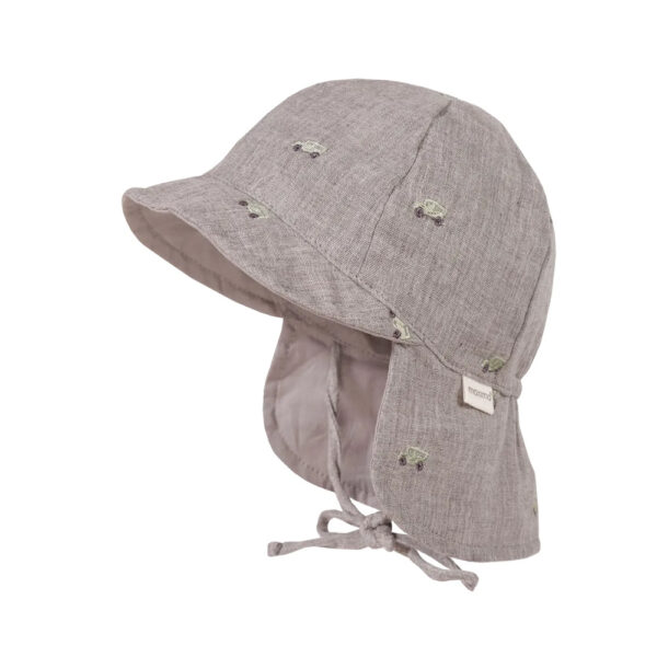 Chapeau bébé en lange auto
