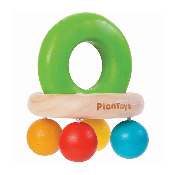 Hochet perles coloré