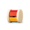 Roller rattle with balls