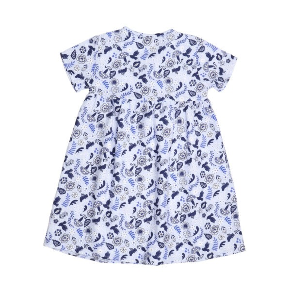 Robe Blue Birds and Flowers