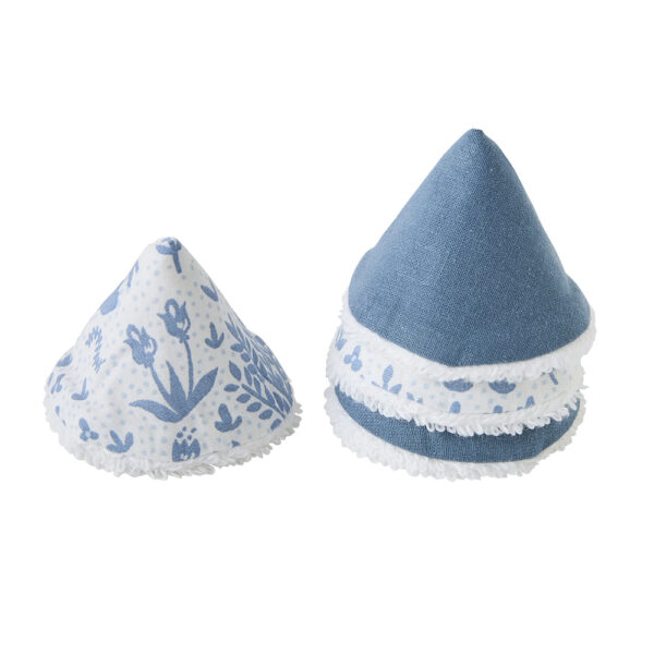 Lot de 4 cônes pare-pipi pierre bleue / forêt
