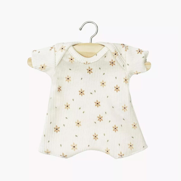 Babies - Body shorty en maille côtelée petites fleurs
