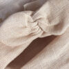 Clara romper and her nude linen headband - Image 2