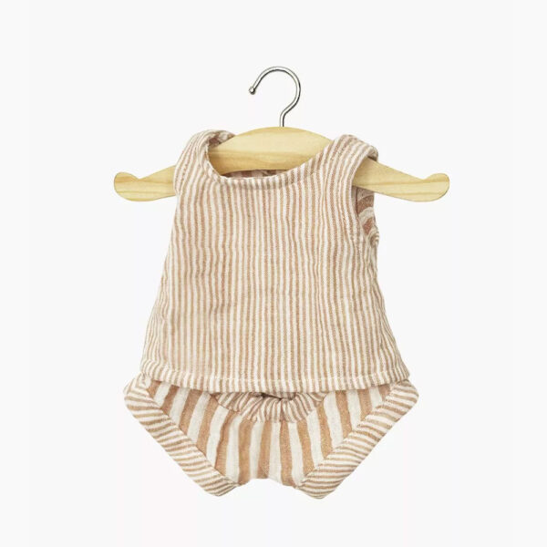 Andrée Zephyr striped gauze set