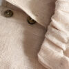 Andrea cropped set in nude linen - Image 2