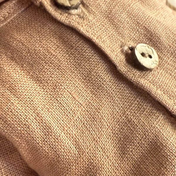 Ensemble court Andrea en lin noisette