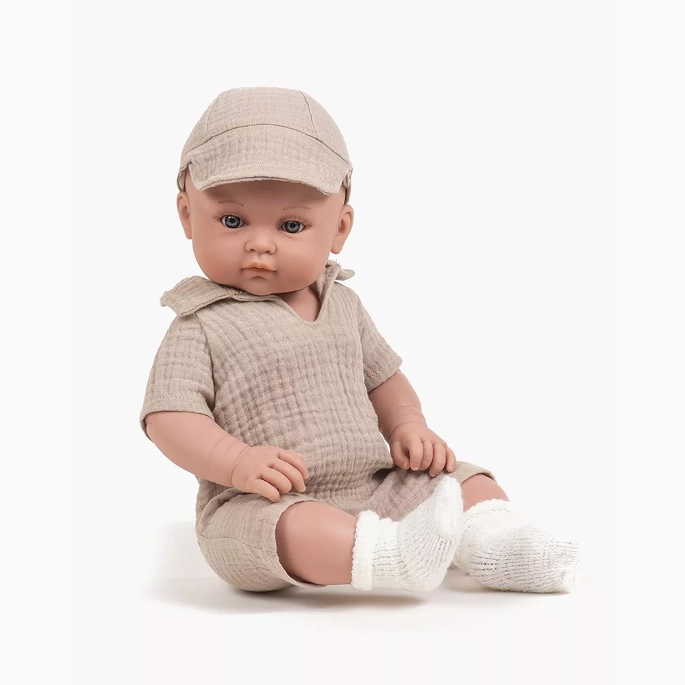 Poupon Yann + combinaison Tom et casquette beige