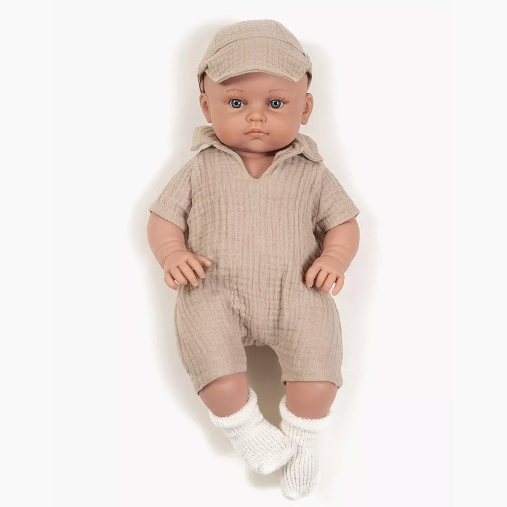 Poupon Yann + combinaison Tom et casquette beige – Image 2