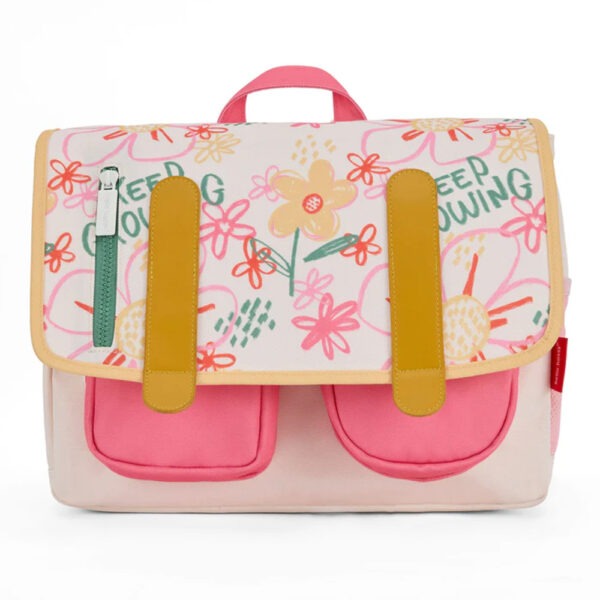 Hello Hossy Flower Artwork Satchel