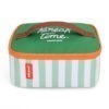 Hello Hossy Green Stripes Lunch Bag