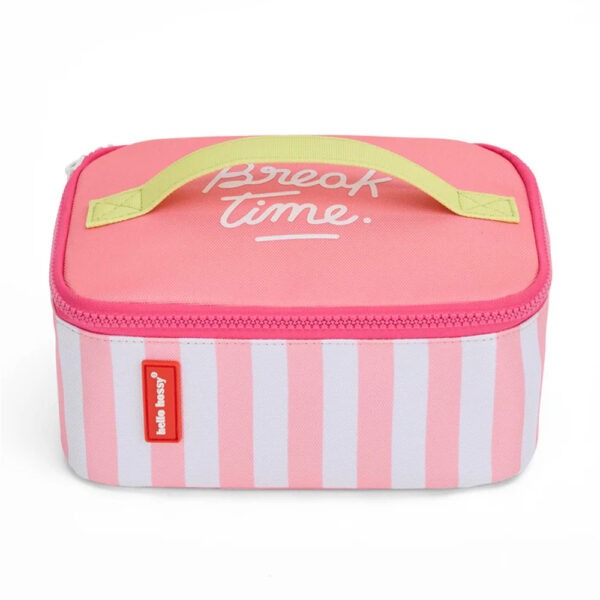 Sac à repas Hello Hossy Pink Stripes
