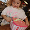 Hello Hossy Pink Stripes Lunch Bag - Image 5