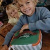 Sac à goûter Hello Hossy Green Stripes – Image 4