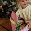 Sac à goûter Hello Hossy Pink Stripes – Image 3
