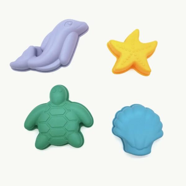 Set de plage en silicone - bleu