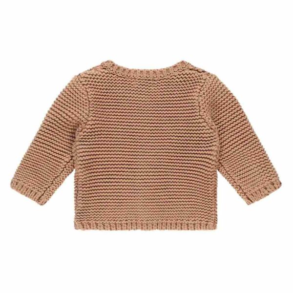 Jaquette bébé point mousse