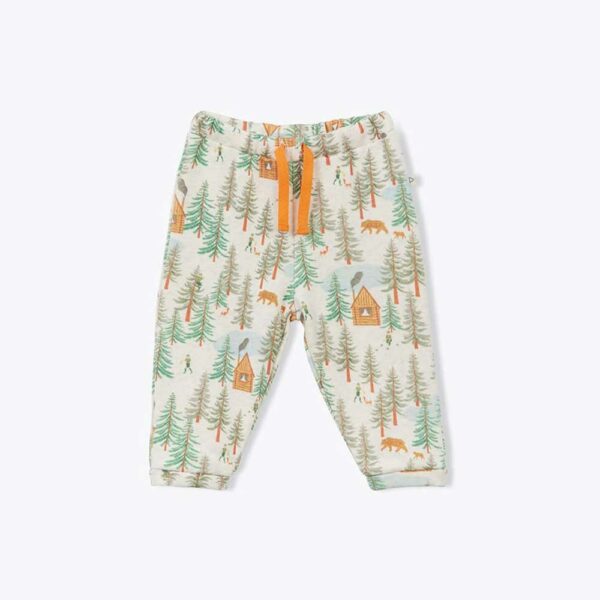 Legging bébé molleton forêt bio
