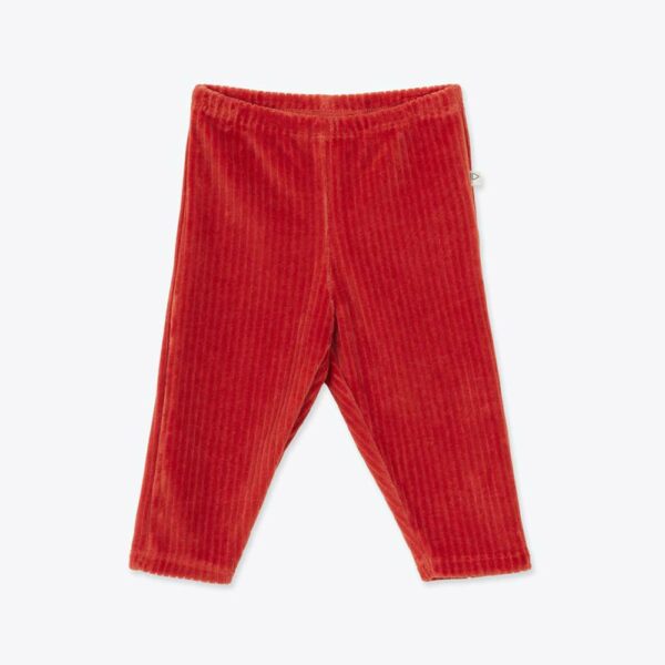 Legging bébé côte velours bio