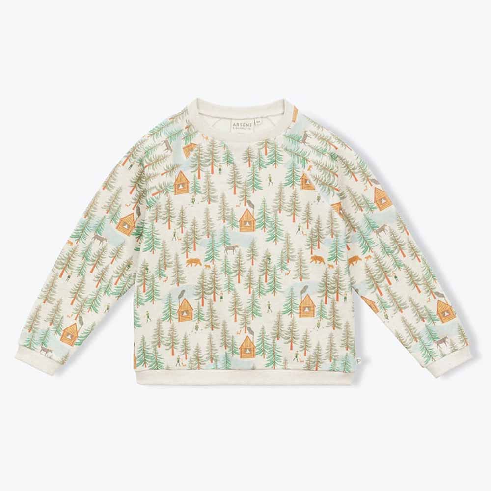 Sweat molleton forêt bio