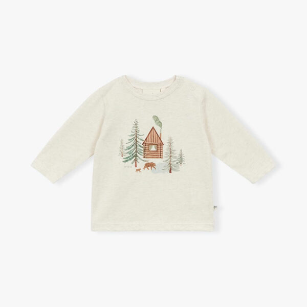 T-shirt bébé chalet bio