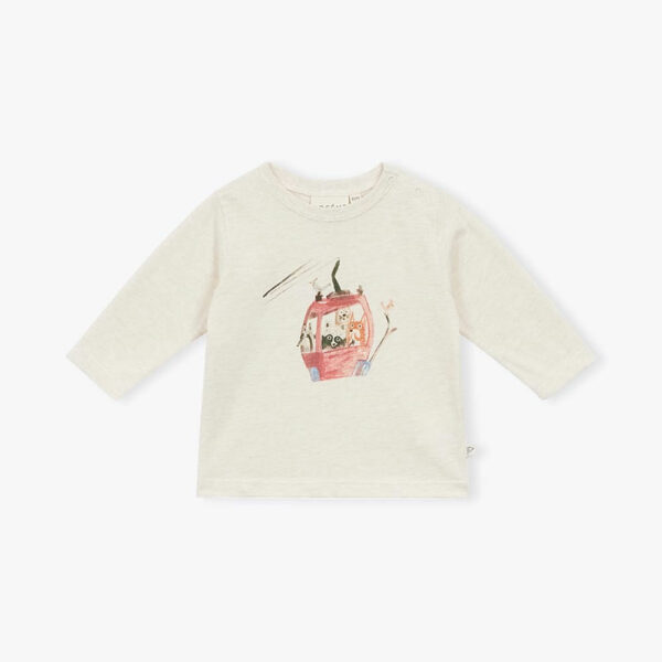 T-shirt bébé télécabine bio