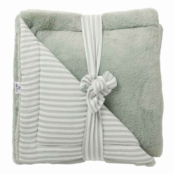 Couverture Rayé vert de gris