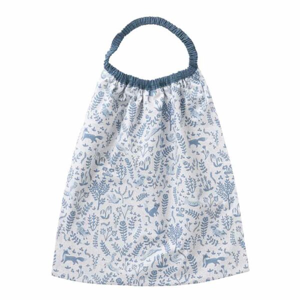 Serviette élastiquée forêt/bleu