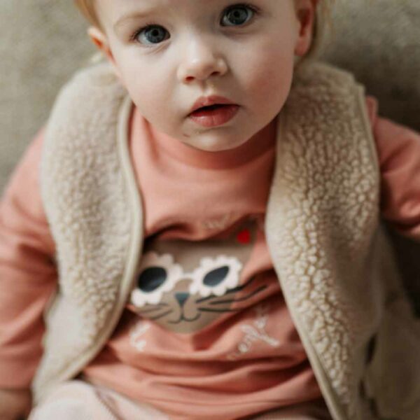 Gilet teddy bébé fille