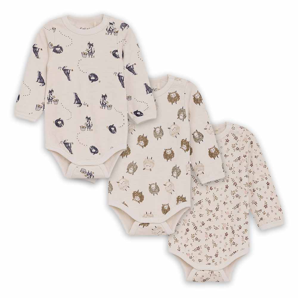 Body en laine mérinos imprimé