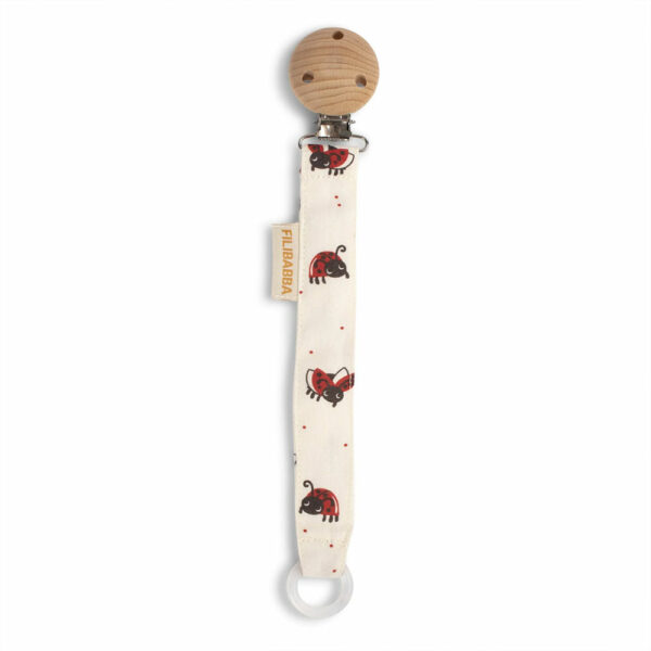 Attache-lolette clip bois Lucky