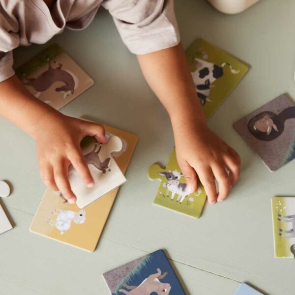 Puzzles Maman et ses bébés Animaux de la ferme