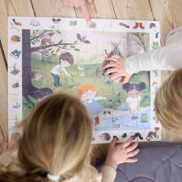 Puzzle d'observation Aventures en forêt