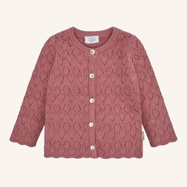 Cardigan bébé Cilja framboise