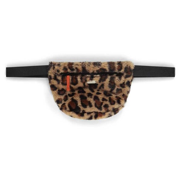 Sac banane fausse fourrure léopard