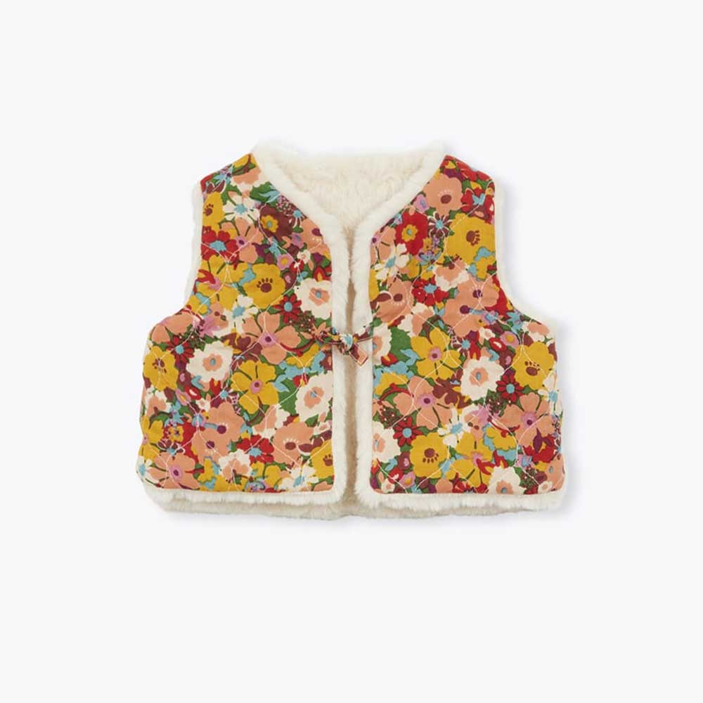 Gisette reversible baby cardigan