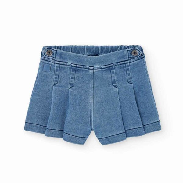 Jupe short denim