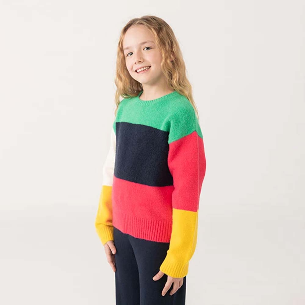 Multicolored striped sweater - Image 2