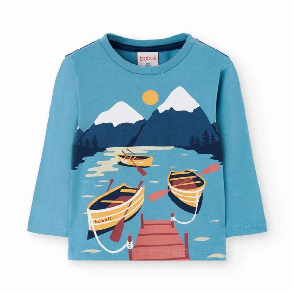 Lake print T-shirt