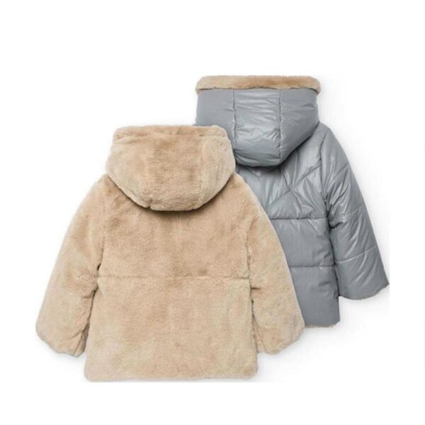 Reversible lined girls' jacket
