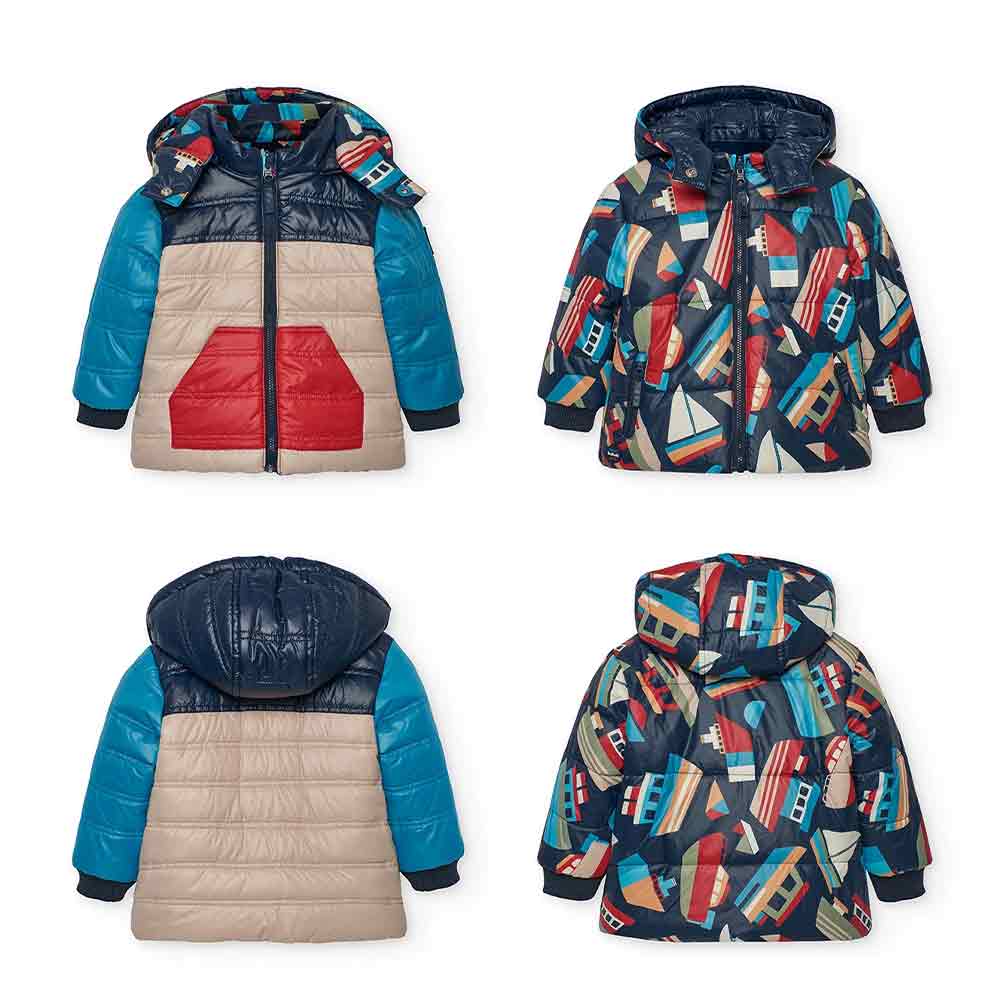 Veste réversible imprimé bateaux – Image 4