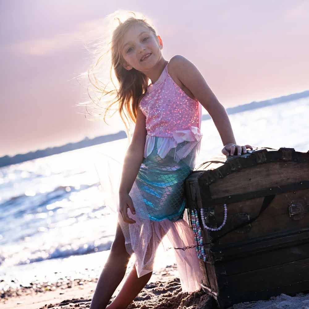 Robe Misty Mermaid Pink – Image 2