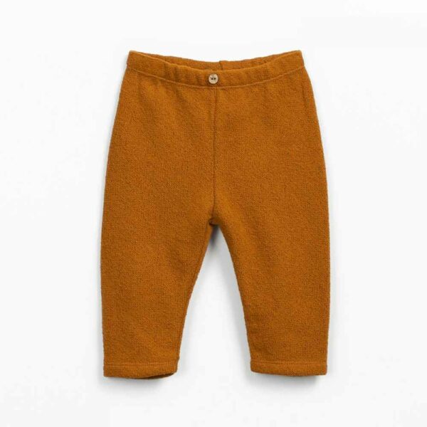 Cognac baby knit leggings