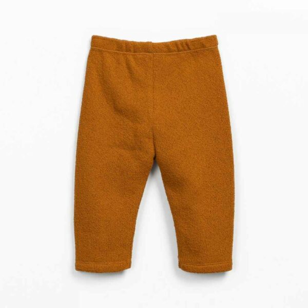 Cognac baby knit leggings