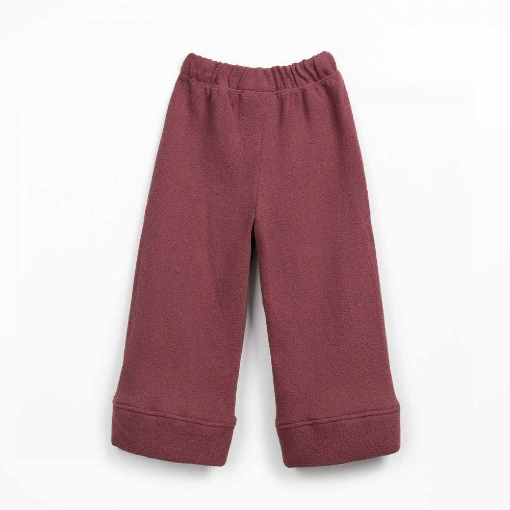 Pantalon fille en maille prune – Image 2