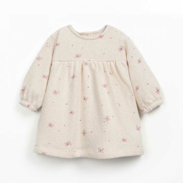 Robe bébé en maille avec imprimé floral