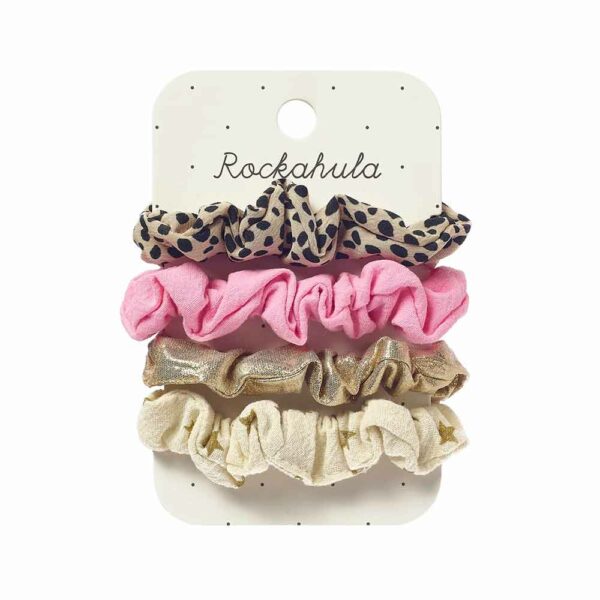 Leopard scrunchie set