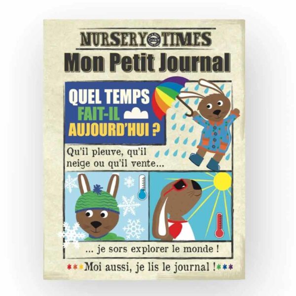 Journal d'éveil La météo