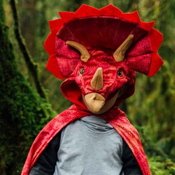 Cape Triceratops Hooded